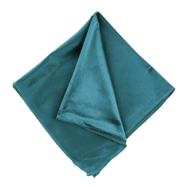 Velvet Emerald teal napkins